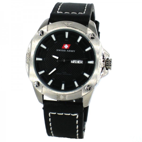 Swiss Army SA 66223 Silver Black White